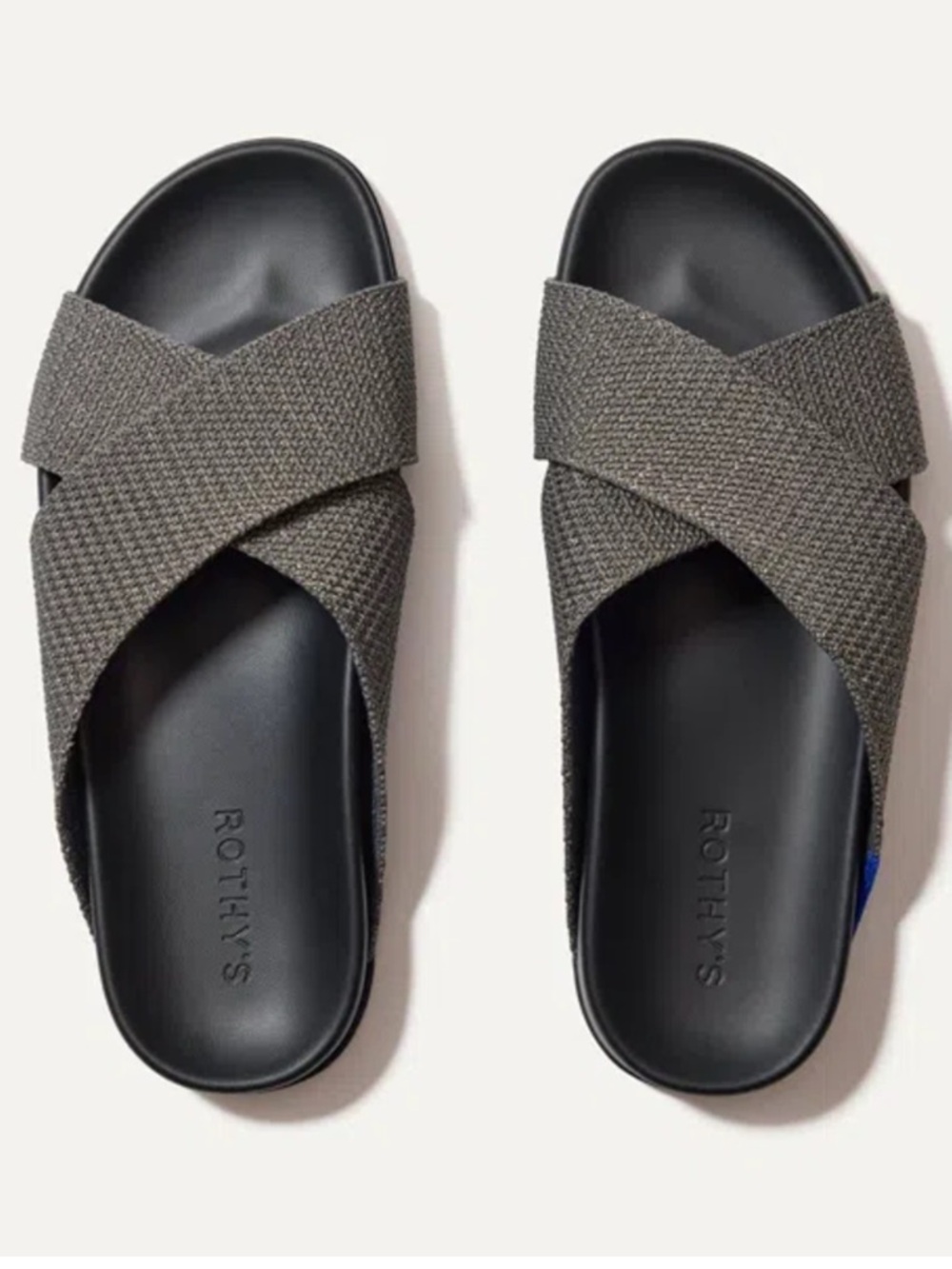 Rothy’s The Weekender Slides in Silver Strand